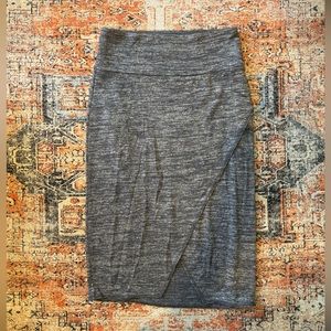 Aritzia Wilfred Free Pencil Skirt - Grey - Medium